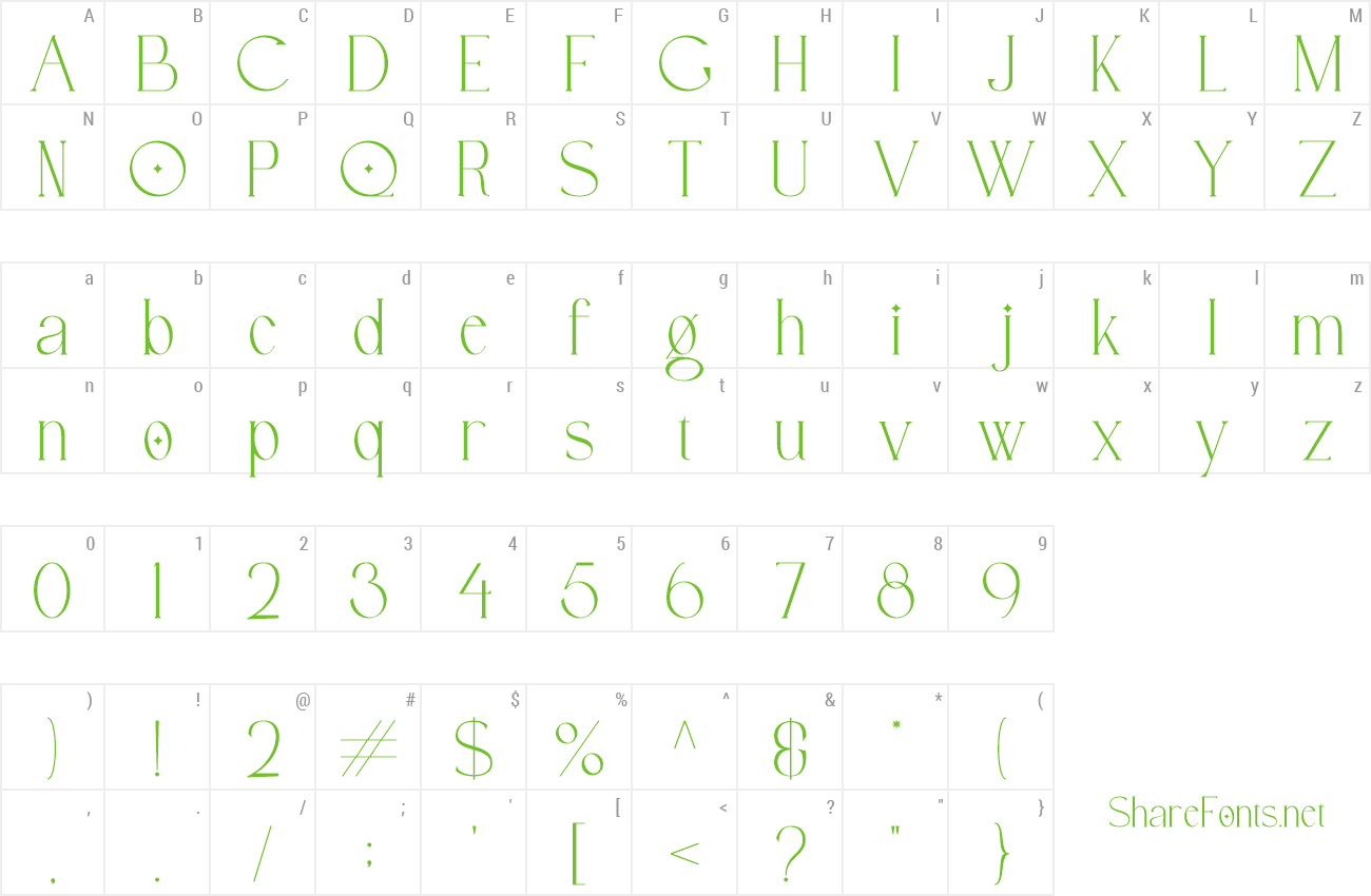 Font Bridger preview